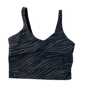 LULULEMON Align Tank Top Le Tigre Camo Deep Coal Nulu Workout Gym Yoga size 8
